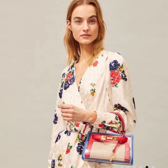 Tory Burch LEE RADZIWILL PETITE BAG W RAIN COVER - Picture 8 of 8